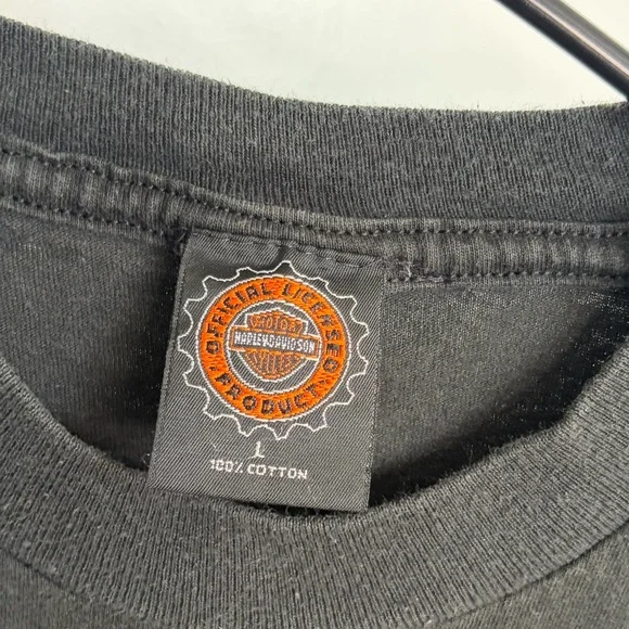 Vintage 90s Harley Davidson motorcycle Graphic T-Shirt - Picture 5 of 13